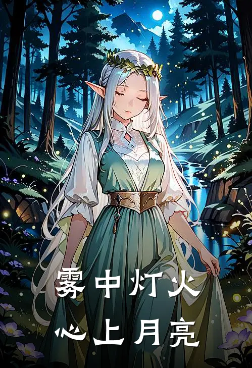 雾中灯火，心上月亮