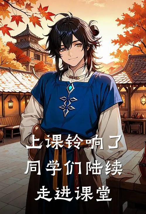 上课铃响了,同学们陆续走进课堂