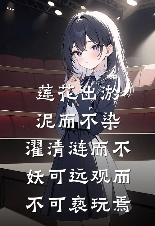 莲花出淤泥而不染,濯清涟而不妖可远观而不可亵玩焉