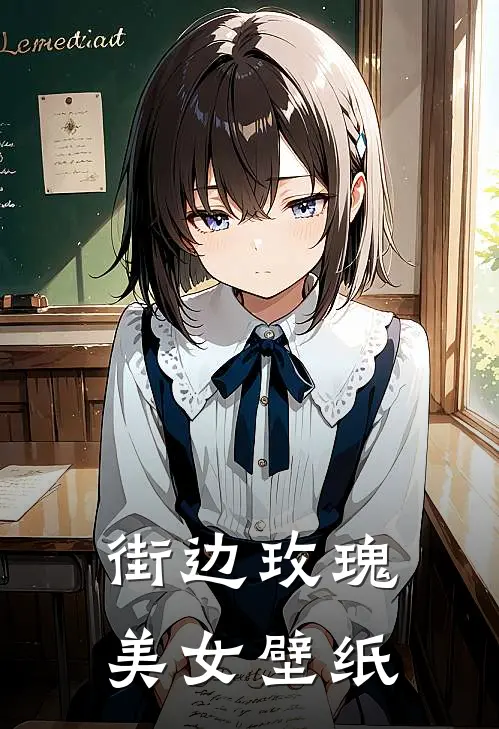 街边玫瑰美女壁纸