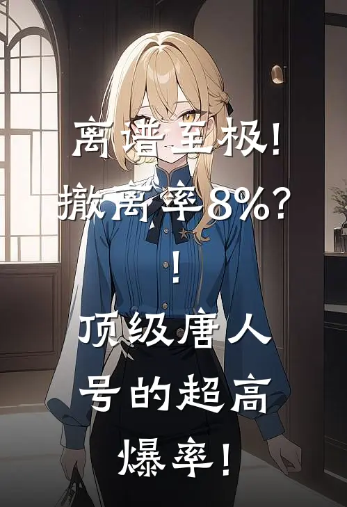离谱至极!撤离率8%?!顶级唐人号的超高爆率!